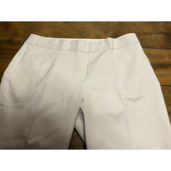 Spanx On The Go Kick Flare Cropped Pants Size 1X White Womens Pull On Stretch - Picture 4 of 10